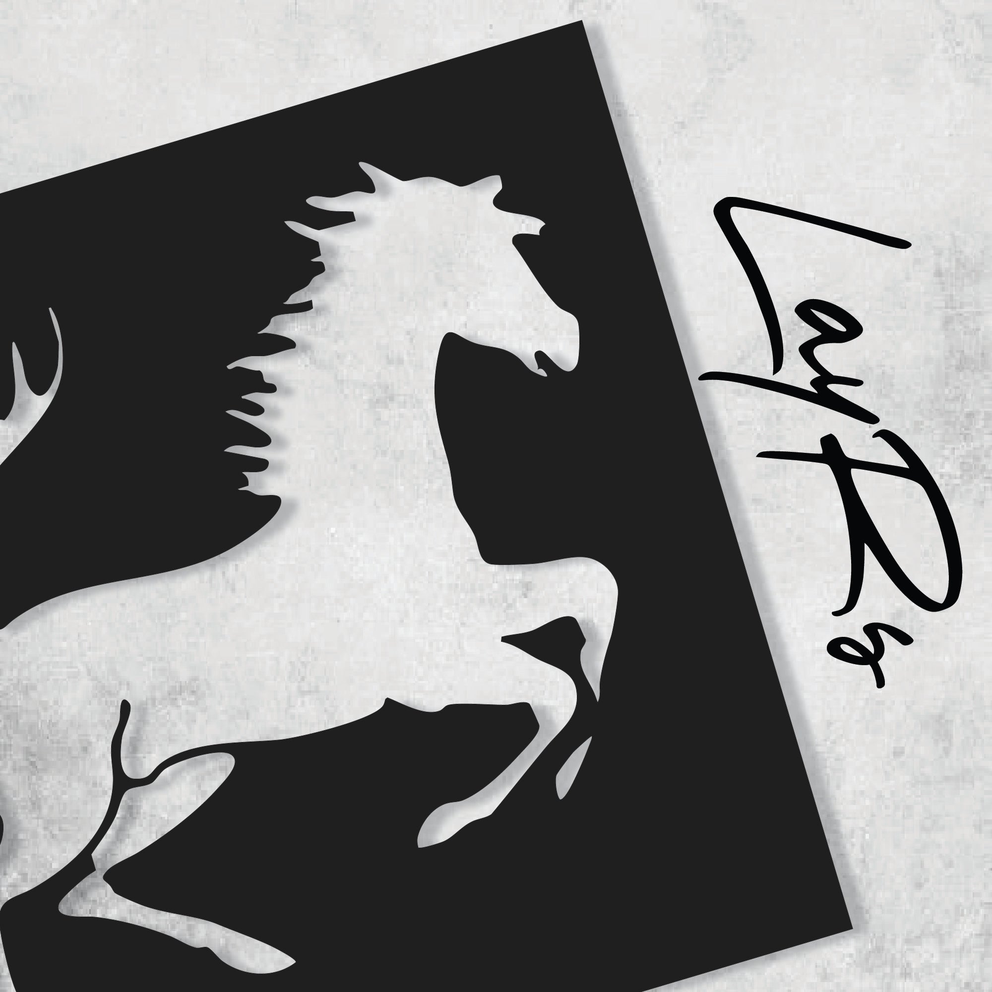 Carpet Stencil Ferrari