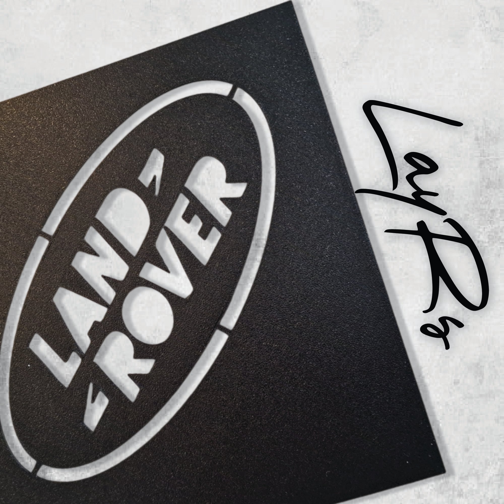 Carpet Stencil Land Rover