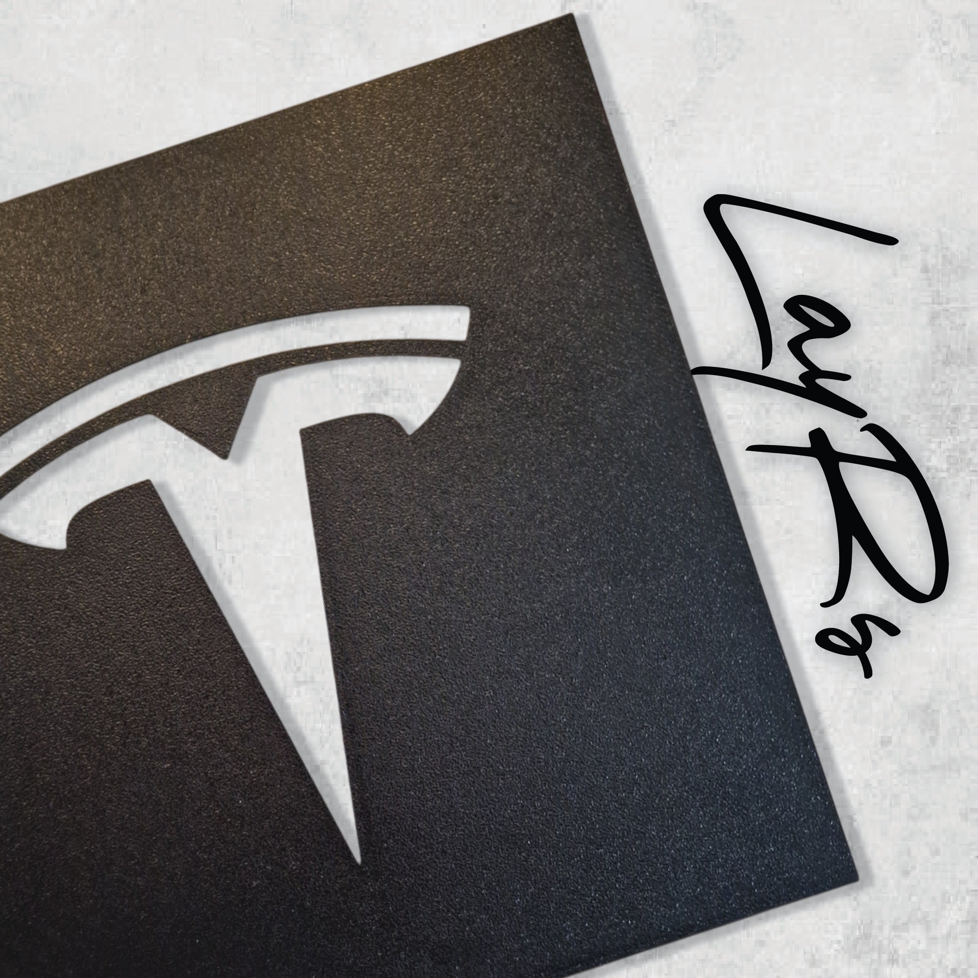 Carpet Stencil Tesla