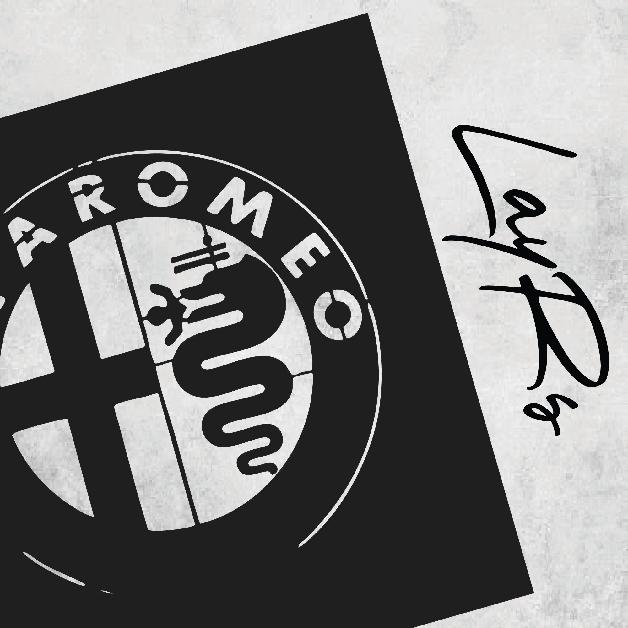 Carpet Stencil Alfa Romeo