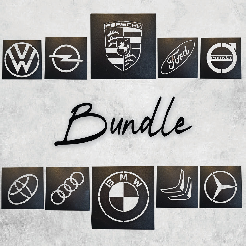 Bundle carpet stencils