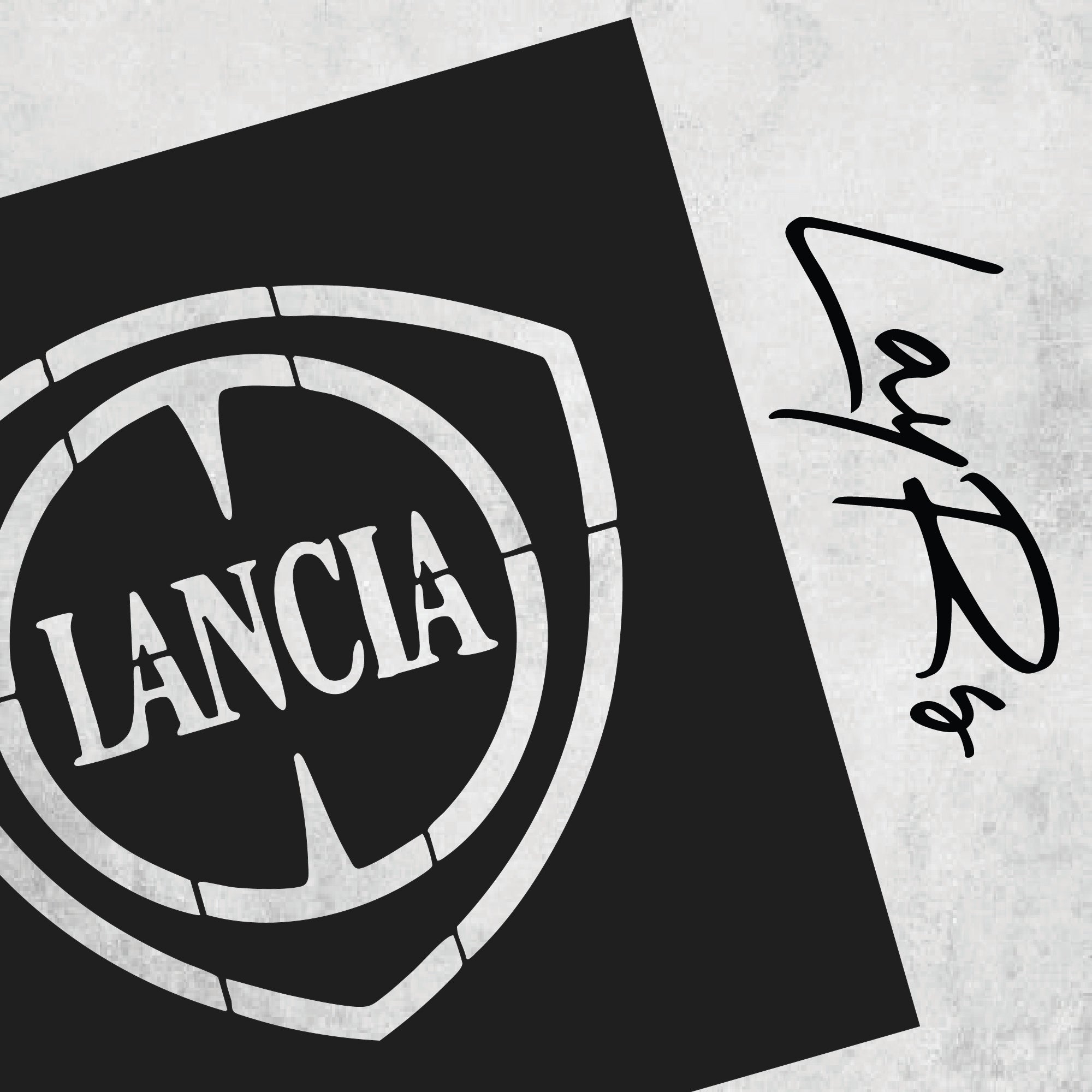 Carpet Stencil Lancia